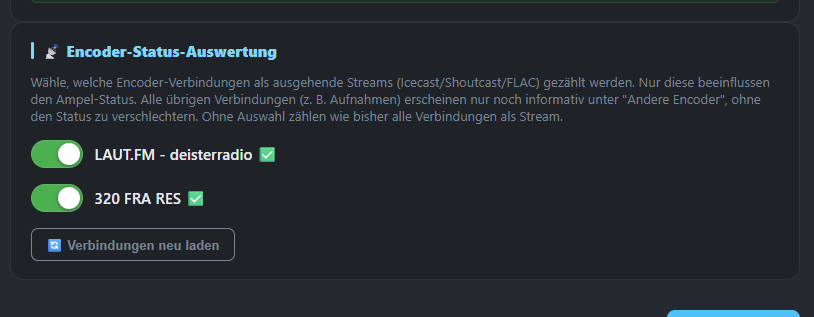 Auswertung des Encoder-Status